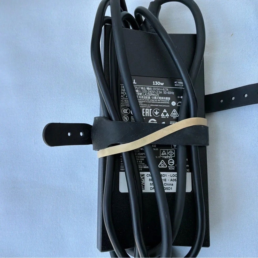 3 - OEM Dell 130W AC Adapter 19.5V 6.7A Model LA130PM121 Laptop Chargers